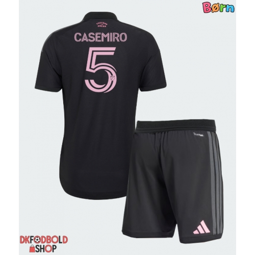 Inter Miami Casemiro #5 Udebanesæt Børn 2026-27 Kort ærmer (+ korte bukser)